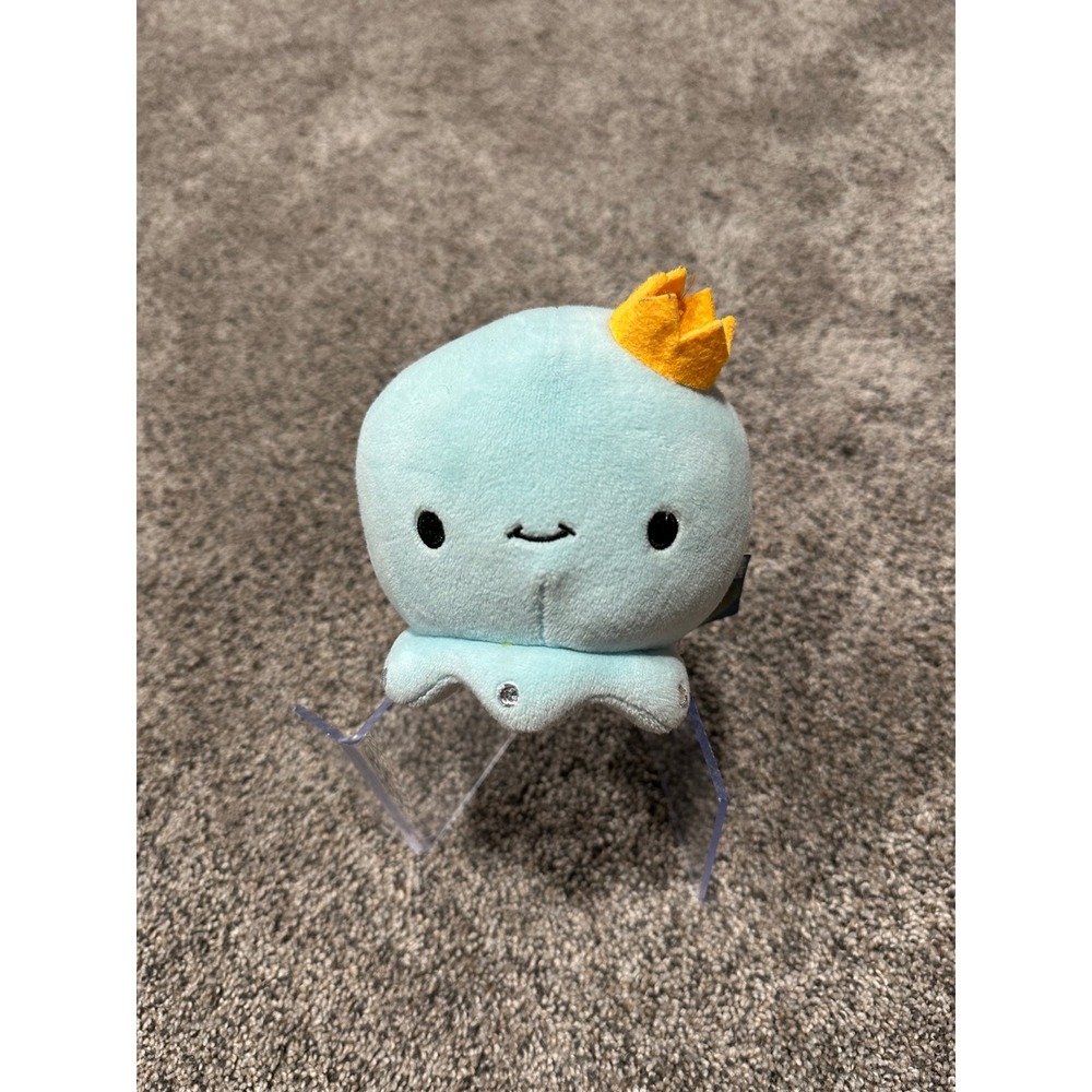 Love Palau Jellyfish Plush Blue Stuffed Animal‎ Souvenir Crown Rhinestones